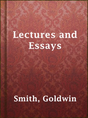 cover image of Lectures and Essays